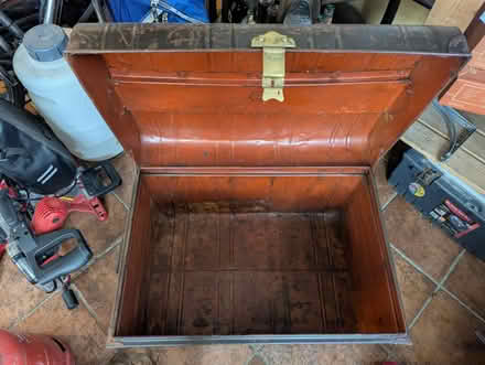Photo of free Large metal storage trunk (Sheffield S12) #2
