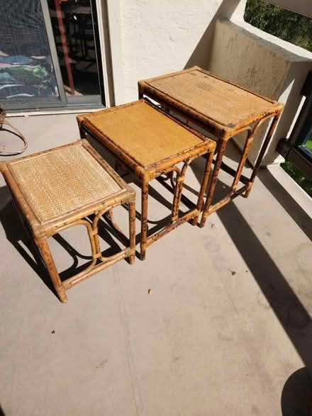 Photo of free Nesting tables (Rossmoor, Walnut Creek) #2