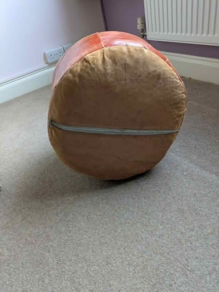 Photo of free Leather Pouffe (Ascot) #2