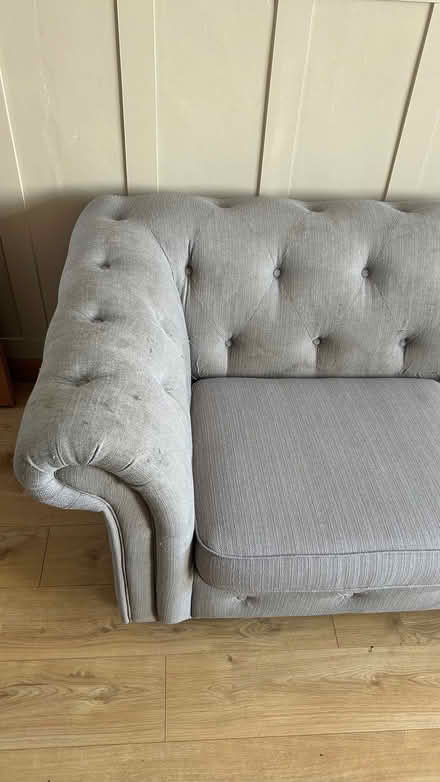 Photo of free DFS grey sofa and chair (Middleton LS10) #3