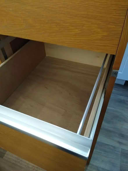 Photo of free filing cabinet 4 drawers wooden (GL6) #3