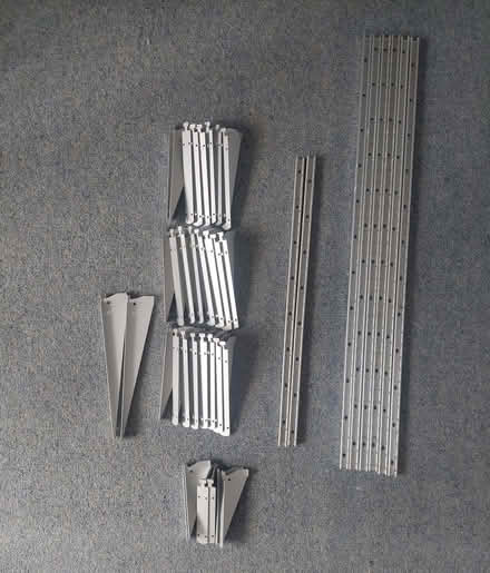 Photo of free Strong Brushed Aluminium Shelf Supports and Brackets (GU51) #1