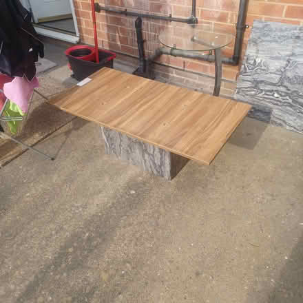 Photo of free Grey marble table (Bulwell) #2