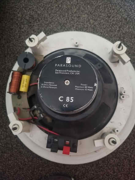Photo of free 2 x Parasound Ceiling Speakers (Pitstone LU7) #2