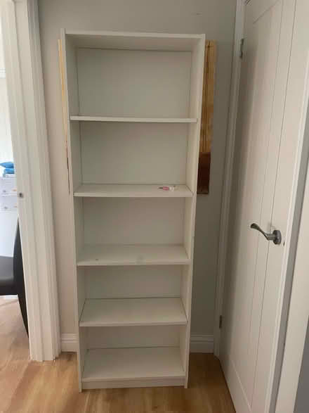 Photo of free Tall white book case (Much Hadham SG10) #1