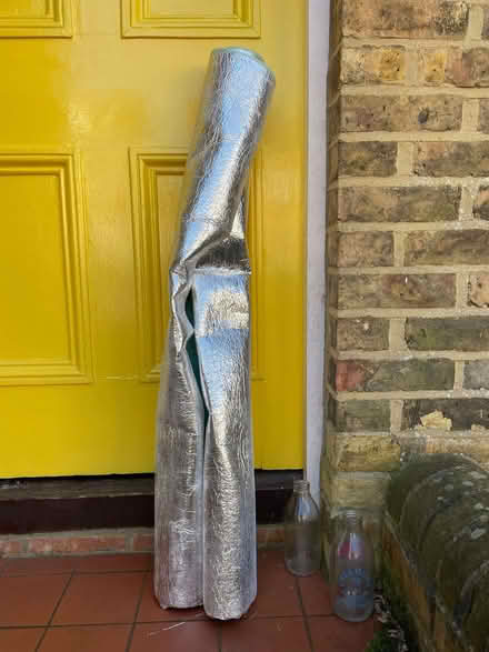 Photo of free Silver crinkly wrapping or packing sheets (Jericho OX1) #2