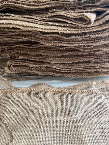Photo of free Bundle of hessian chair sashes & bunting (Wigston LE18) #2