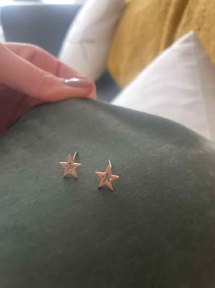 Photo of free Rose gold plated star earrings (SW11) #3