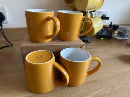 Photo of free 6 mustard yellow mugs (Whaddon GL52) #2