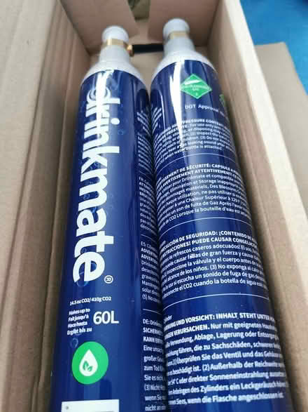 Photo of free Drinkmate carbon dioxide canisters (Bridlington YO15) #1