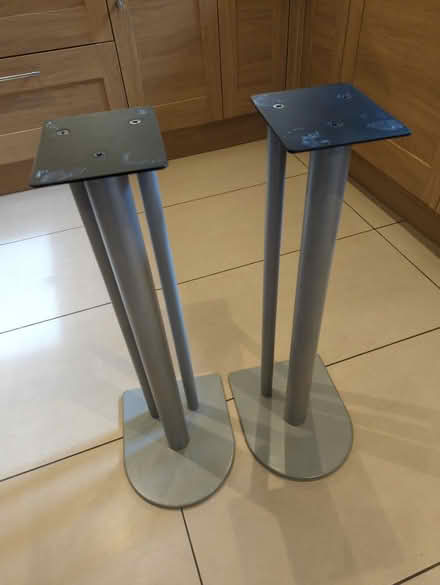 Photo of free Pair of speaker stands (Kenpshott RG22) #1