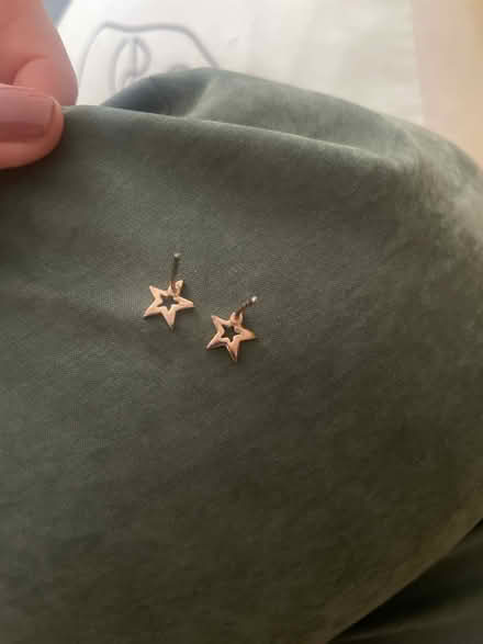 Photo of free Rose gold plated star earrings (SW11) #2