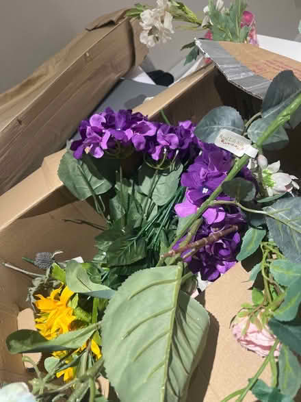 Photo of free Random box of Silk flowers (Sheffield, Hackenthorpe S12 4) #1