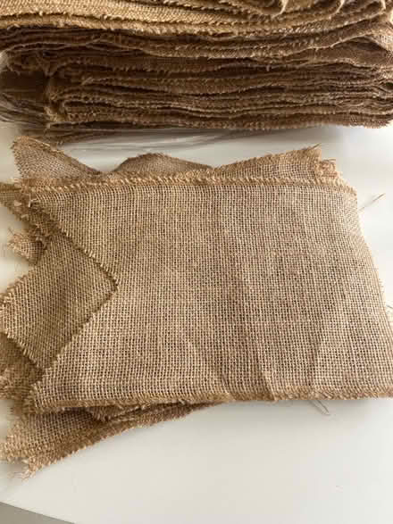 Photo of free Bundle of hessian chair sashes & bunting (Wigston LE18) #3