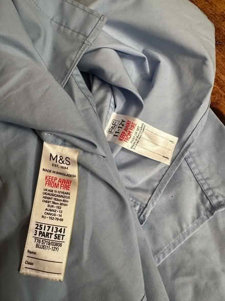 Photo of free School uniform (Gleadless Common S12) #3
