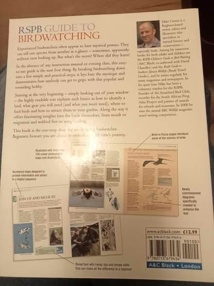 Photo of free RSPB guide to birdwatching book (Runcorn WA7) #2