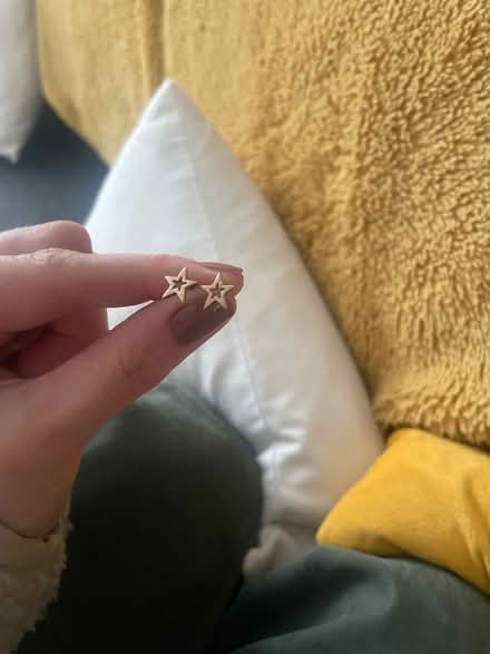 Photo of free Rose gold plated star earrings (SW11) #1