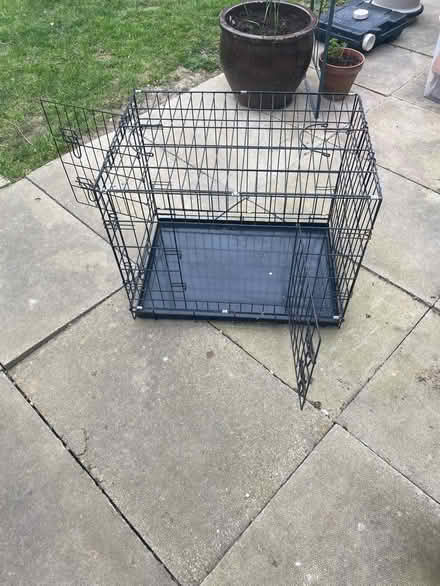 Photo of free Medium sized dog crate (Cambridge) #1