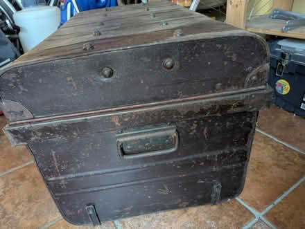 Photo of free Large metal storage trunk (Sheffield S12) #3
