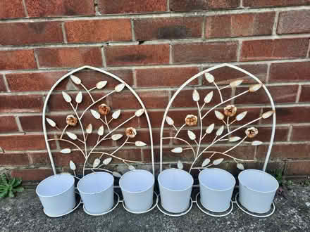 Photo of free Garden plant pots metal holder 24" high (Stanley Gate L39) #1