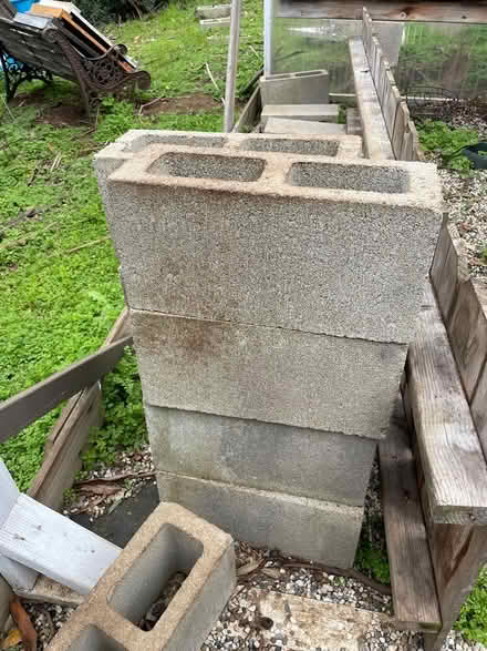 Photo of free Cinder blocks (Los Altos Hills) #1