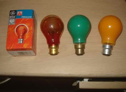 Photo of free Coloured light bulbs GWO (Barming ME16) #1