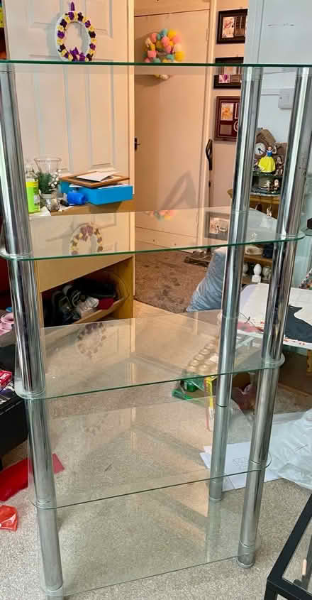 Photo of free Glass and chrome shelving (GL52) #1