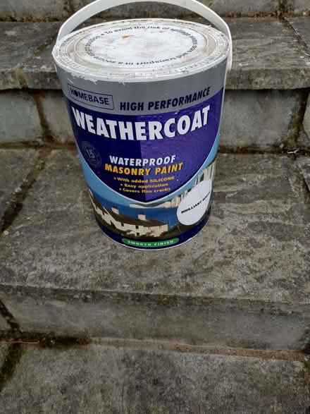 Photo of free White Masonry Paint (Glyne Gap TN40) #1