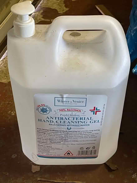 Photo of free Huge Container Ant-Bacterial hand cleaning gel (Little Eaton DE21) #1