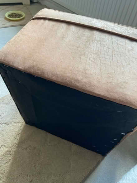 Photo of free Faux leather footstool (Alvescot OX18) #4