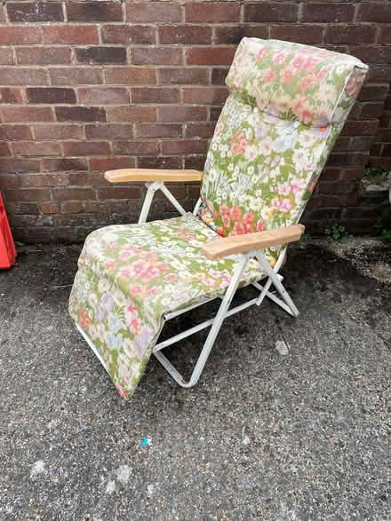 Photo of free Two garden lounger chairs (folding) (Stone Cross BN23) #1