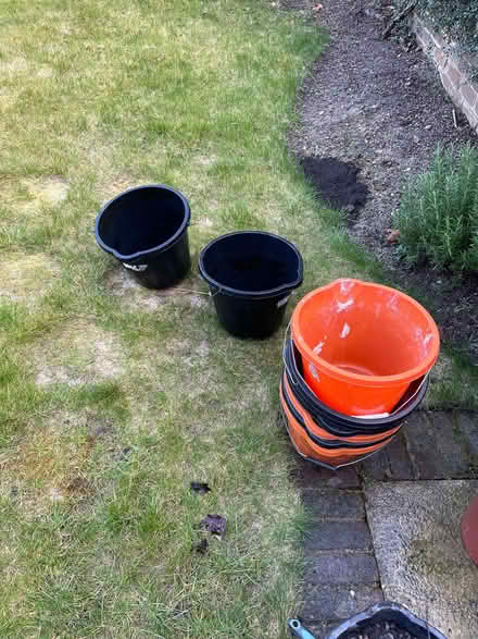 Photo of free 9 x b&q buckets (Walstead RH16) #1