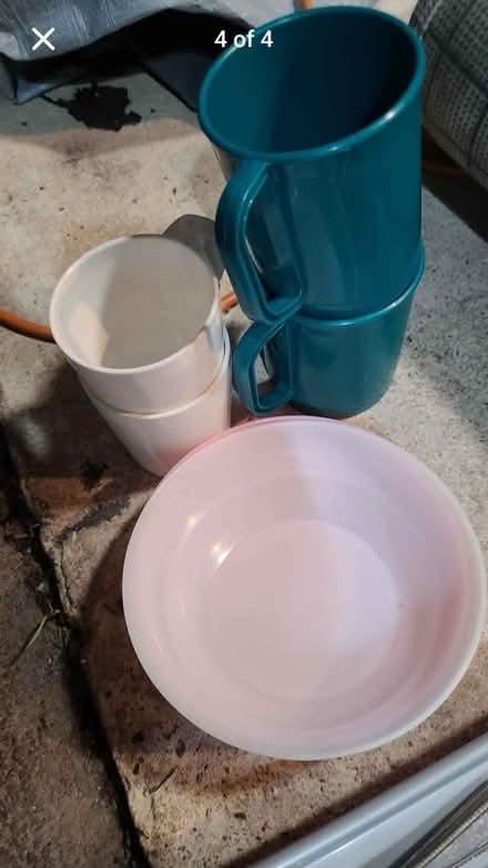 Photo of free Camping gear, plastic bowls plates (Consett DH8) #2