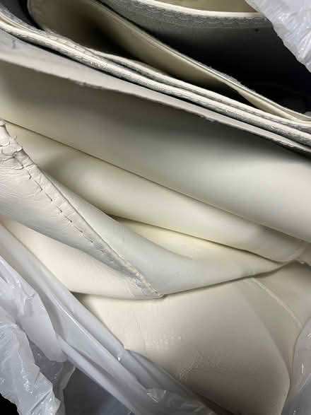 Photo of free white fake leather scraps (Capitol Hill 20002) #1