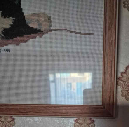 Photo of free Hand stitched sleeping cat (Fleetville AL1) #2