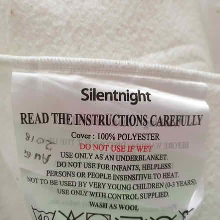 Photo of free single electric washable blanket (seaton EX12) #3