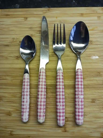 Photo of free Gingham cutlery (Great Parndon, Harlow) #1