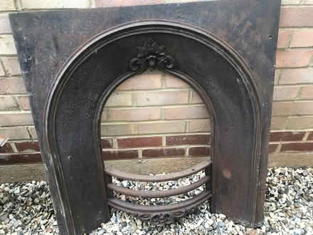 Photo of free Antique cast-iron fire surround. (Wootton OX13) #3