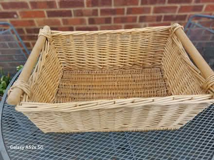 Photo of free Wicker basket (Addlestone) #3