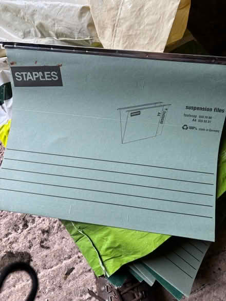 Photo of free A4 hanging files (SK17 Buxton) #1