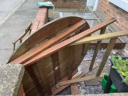 Photo of free Old garden table (SY1 Castlefields) #2