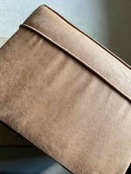 Photo of free Faux leather footstool (Alvescot OX18) #2