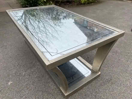 Photo of free Glass topped coffee table (Selmeston BN26) #1
