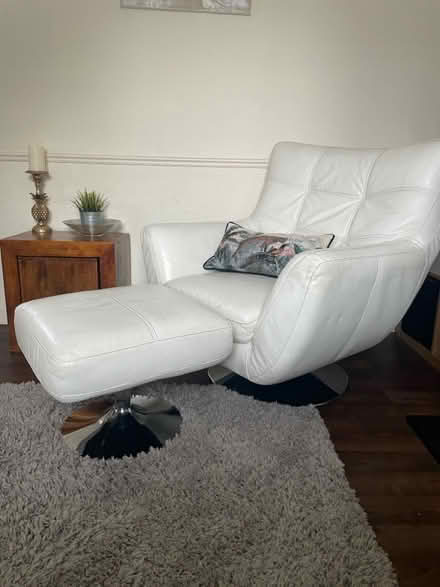 Photo of free Swivel Chair and Footstall (Carshalton SM5) #1