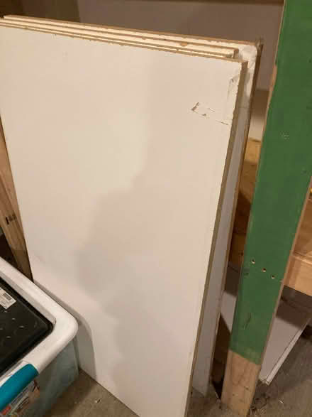 Photo of free Large white boards for shelving (Troy Rochester rd and Maple) #1