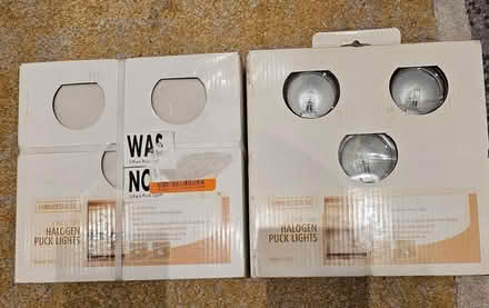 Photo of free Halogen puck lights (Wallington) #1