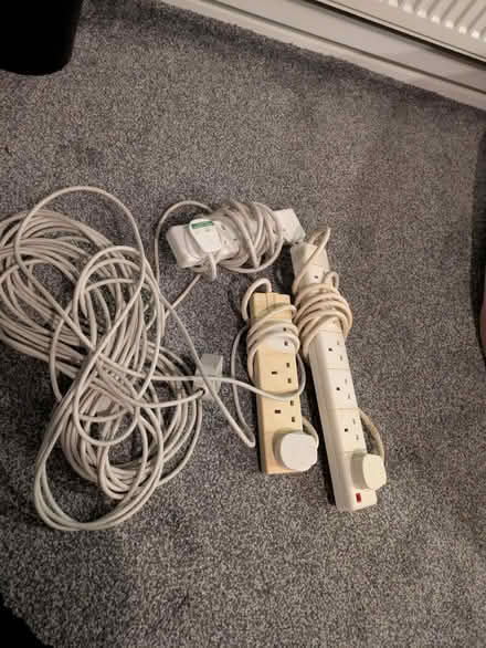 Photo of free Various extensions cords (BH17 canford heath) #1