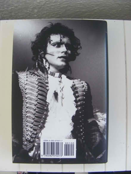 Photo of free Adam Ant Autobiography hardback book (Carbis Bay TR26) #2