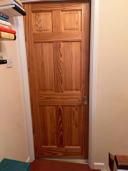 Photo of free 2 pine doors 6'6 x 2'6 (Rickmansworth WD3) #1