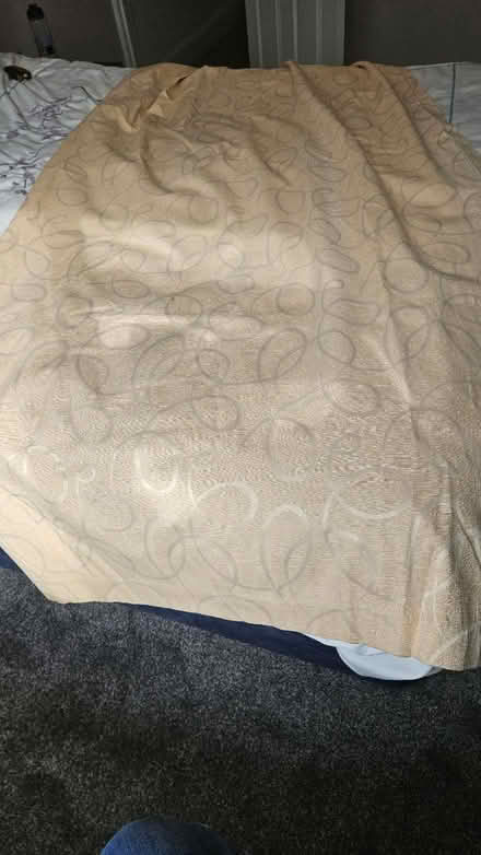 Photo of free Pair of Cream Curtains (CV5) #3